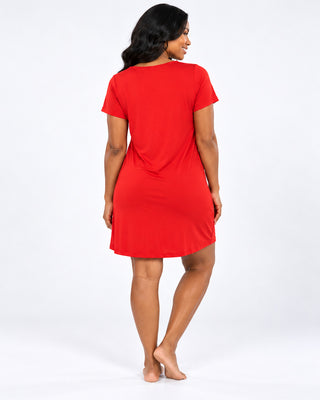Back view of the Adrenaline Rush Kuula Nightie on model