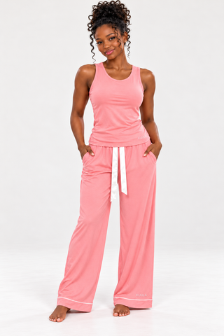 Satin Tie Lounge Pants