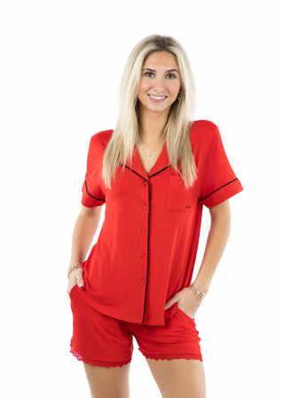 Short-Sleeve Top | Breathable Bamboo Sleepwear