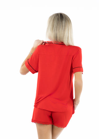Short-Sleeve Top | Breathable Bamboo Sleepwear